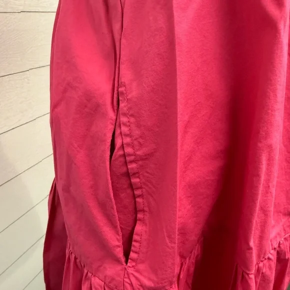 Scoop Pink Sleeveless Summery Dress - Picture 3 of 5